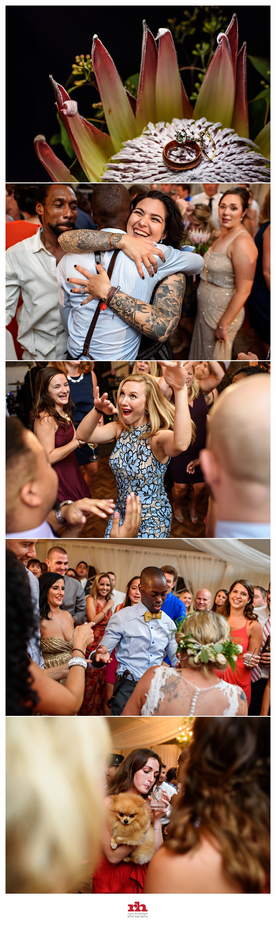 Wedding guests have a dance party at the elkridge furnace in outside of baltimore, md.